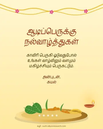 Aadi Perukku · Turmeric threads
