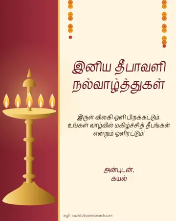 Deepavali · Brass lamp