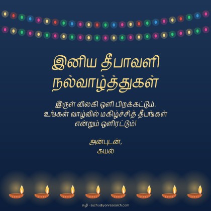 தீபாவளி · விளக்குத் தொடர்