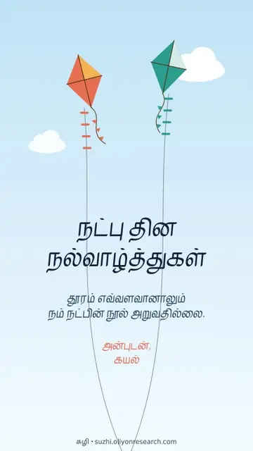 நட்பு தினம் · இணைந்த பட்டங்கள்