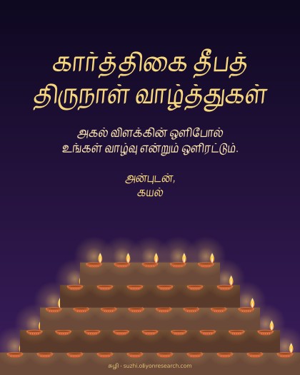 கார்த்திகை · படிகளில் விளக்கு