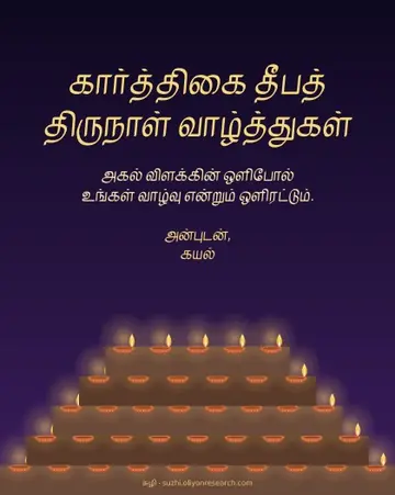 கார்த்திகை · படிகளில் விளக்கு