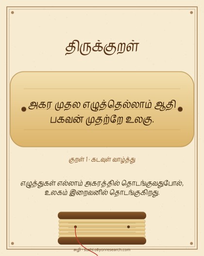 திருக்குறள் · ஓலை