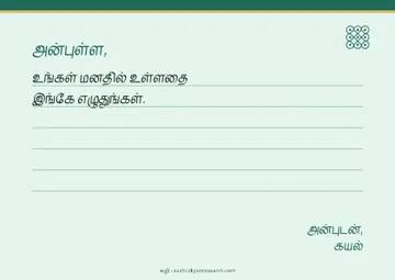 Plain · Lined postcard