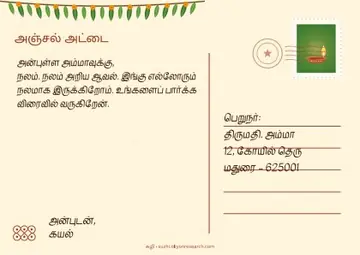 Postcard · Kolam