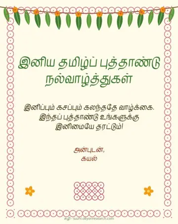 Puthandu · Mango leaves