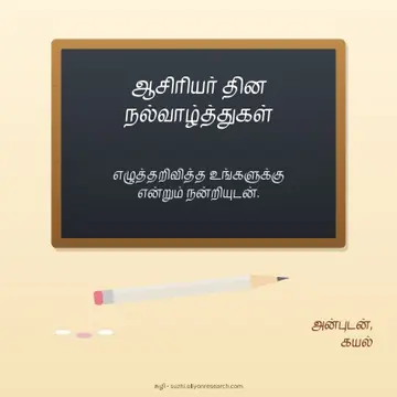 ஆசிரியர் தினம் · சிலேட்டு