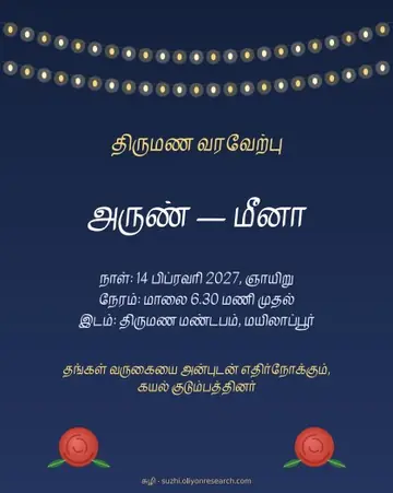 Wedding reception